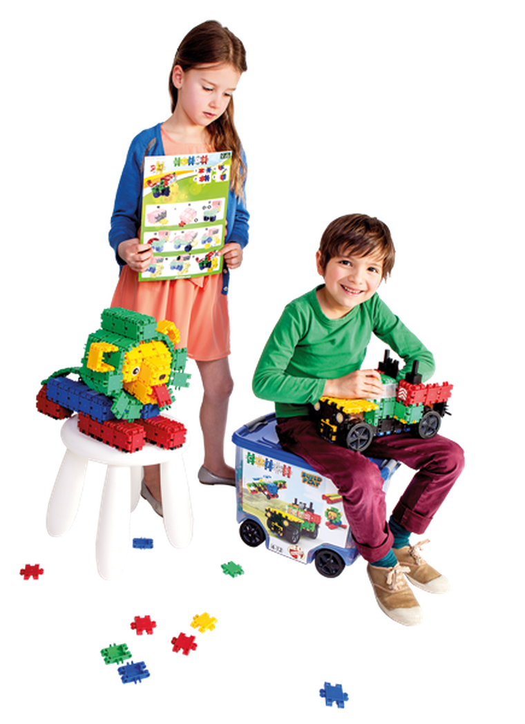 Clics, Rollerbox, klocki konstrukcyjne, 560 elementów