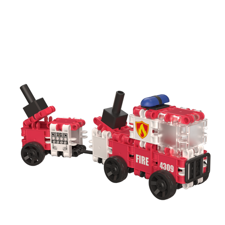 Clics, Straż Pożarna, klocki konstrukcyjne, 127 elementów