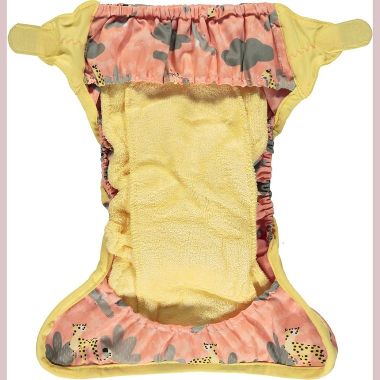 Close, Pop-in, pieluszka wielorazowa AIO V2, Cheetah