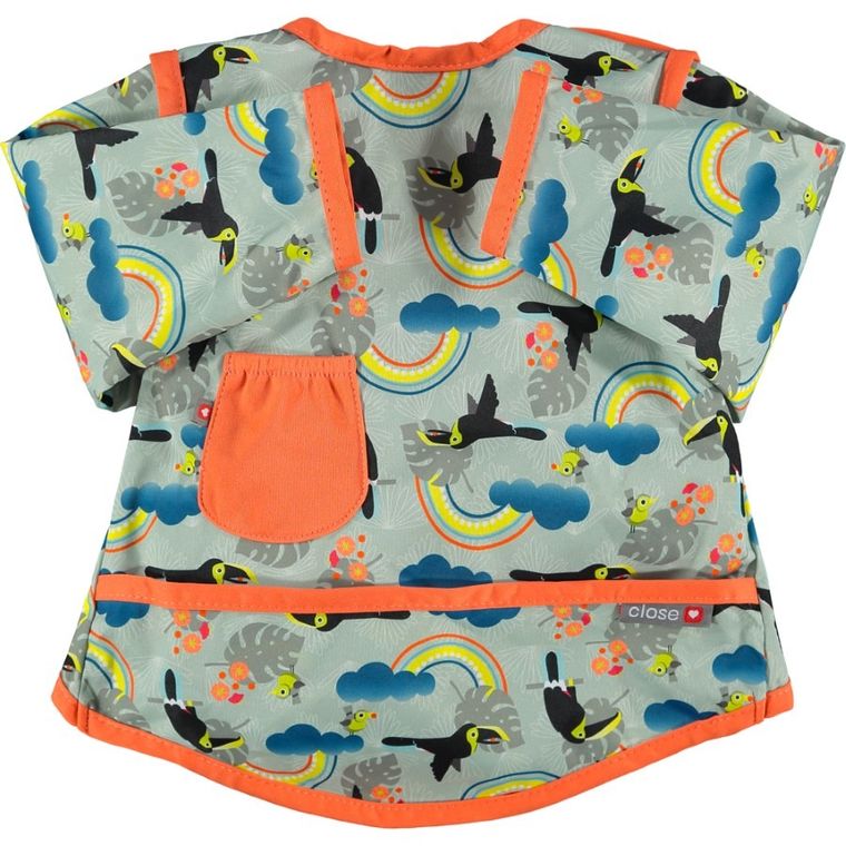 Close, śliniak z rękawkami, Toucan, stage 4