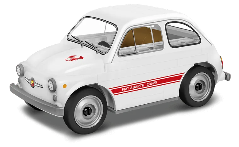 Cobi, 1965 Fiat 595 Abarth, 1:35, klocki, 65 elementów