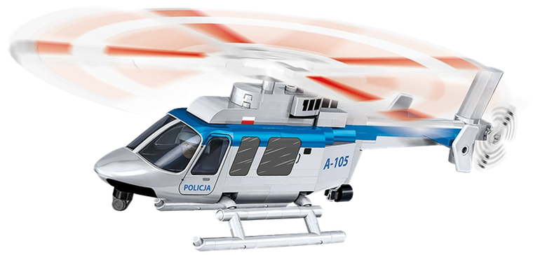 Cobi, Action Town, Bell, 407 Policja, klocki, 217 elementów