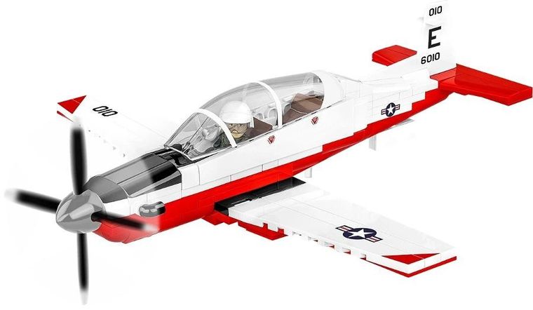 Cobi, Action Town, Samoloty cywilne Beechcraft T-6, klocki, 197 elementów