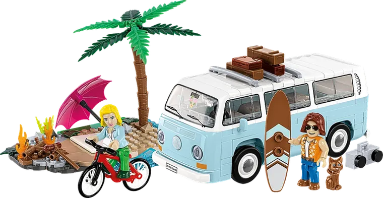 Cobi, Action Town, Volkswagen T2A Kombi, klocki, 292 elementy
