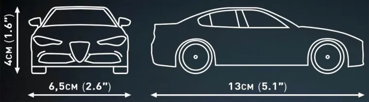 Cobi, Alfa Romeo Giulia Quadrifoglio, klocki, 90 elementów