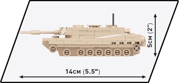 Cobi, Armed Forces, Abrams M1A2, klocki, 1:72, 174 elementy