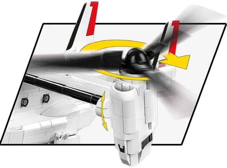 Cobi, Armed Forces, Bell-Boeing V-22 Osprey First Flight, klocki, 1136 elementów