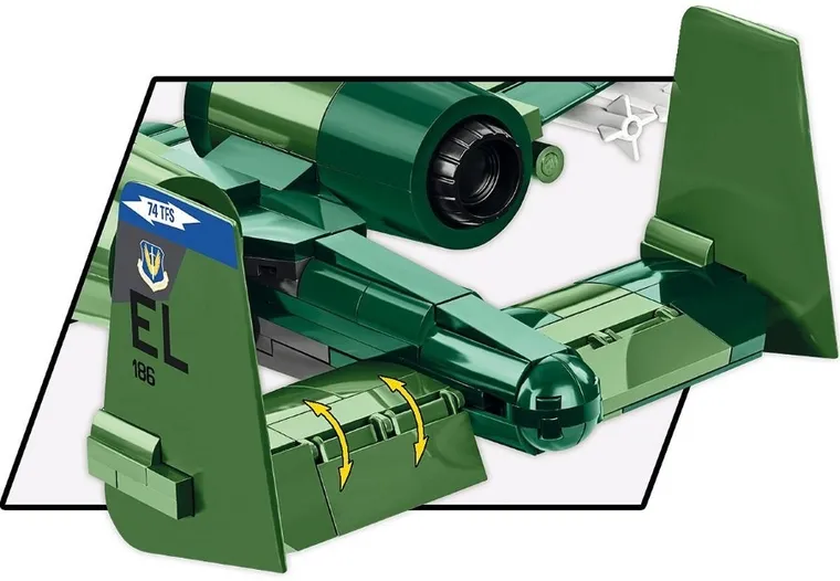 Cobi, Armed Forces, samolot szturmowy armii USA A-10 Thunderbolt II Warthog, 667 klocków