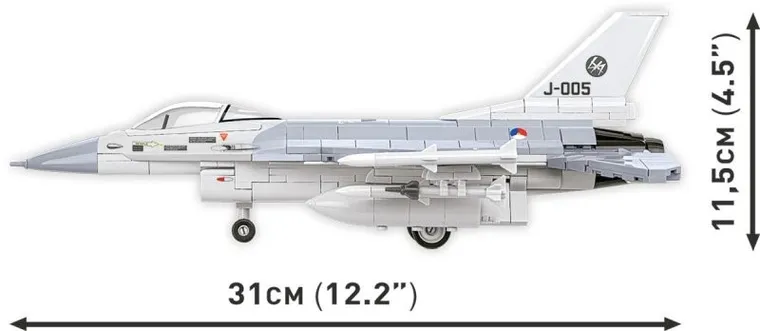 COBI, Armed Forces, Samolot wielozadaniowy F-16AM, Fighting Falcon, 425 klocków