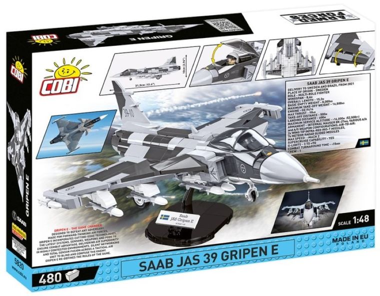 Cobi, Armed Forces, Szwedzki myśliwiec wielozadaniowy SAAB JAS 39 Gripen E, klocki