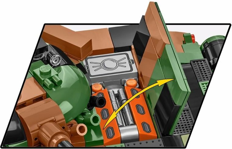 Cobi, Armed Forces, T-72 M1R PL/UA, 1:35, klocki, 724 elementy