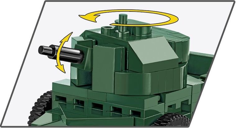 Cobi, Historical Collection, Great War, Rolls-Royce Armoured Car 1920 Pattern MK I, klocki, 267 elementów