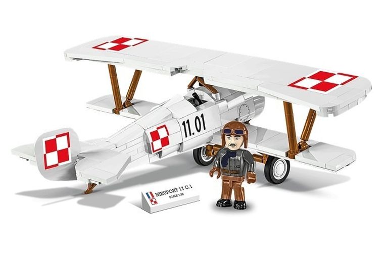 Cobi, Historical Collection, Great War, Samolot Nieuport, 17 C.1, klocki, 1:32, 274 elementów