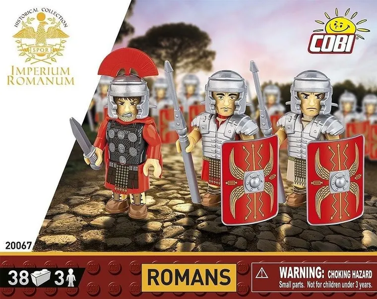 Cobi, Historical Collection Imperium Romanum, Rzymianie, figurki, 3 szt.