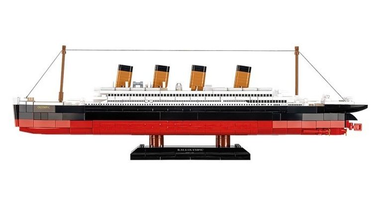 Cobi, Historical Collection, R.M.S. Olimpic, klocki, 1:700, 595 elementów