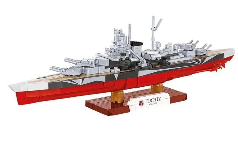 Cobi, Historical Collection, WWII, Battleship Tirpitz, klocki, 1:700, 593 elementy