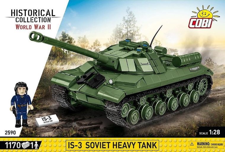 Cobi, Historical Collection WWII, Czołg IS-3 Soviet Heavy Tank, 1:28, klocki, 1170 elementów