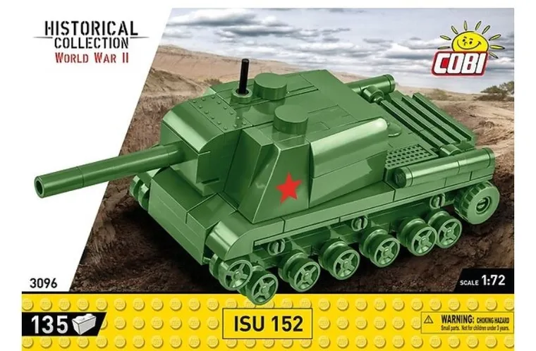 Cobi, Historical Collection WWII, czołg ISU 152, klocki, 135 elementów
