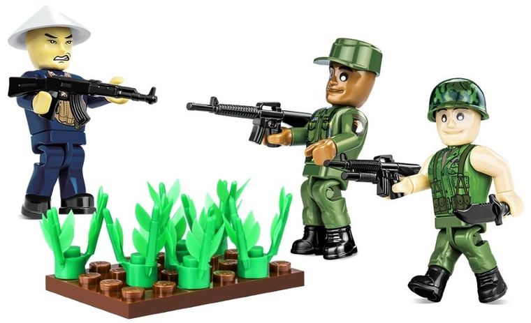 Cobi, Historical Collection WWII, figurki Wojna w Wietnamie, 30 klocków
