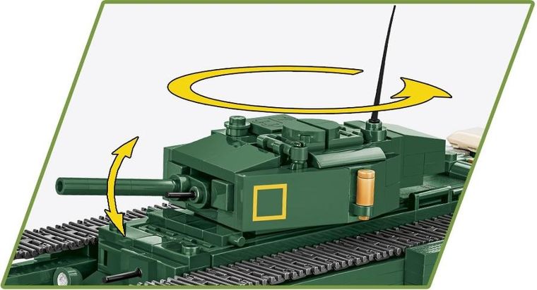 Cobi, Historical Collection WWII, Mark IV Churchill, klocki, 668 elementów