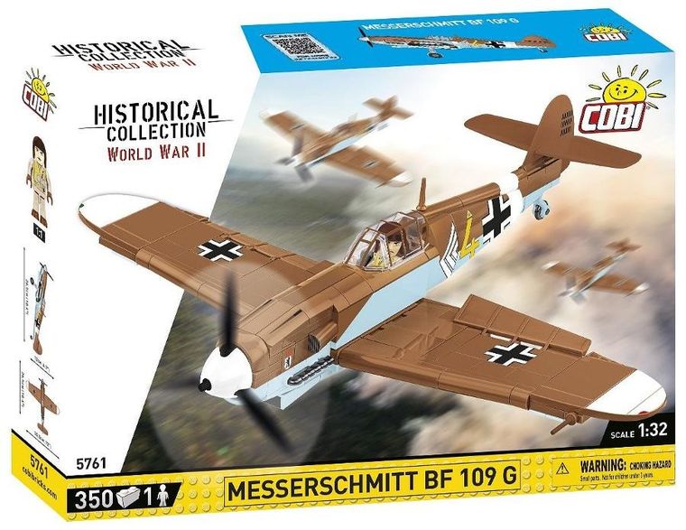 Cobi, Historical Collection WWII, Messerschmitt BF 109 G, klocki, 350 elementów