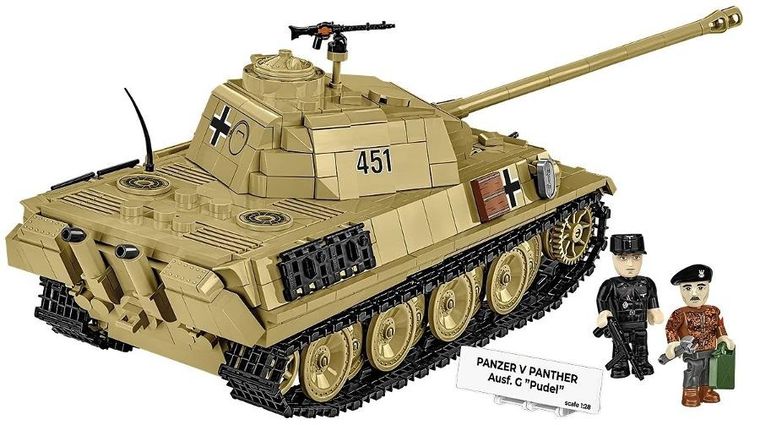 Cobi, Historical Collection WWII, Panzer V PANTHER Ausf. G, klocki, 1133 elementy