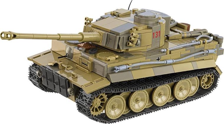Cobi, Historical Collection WWII, Panzer VI Tiger no131, 1:28 klocki, 1275 elementów