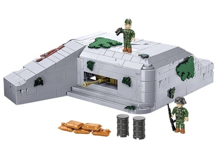 Cobi, Historical Collection WWII, Regelbau 667 German Bunker, klocki, 642 elementy