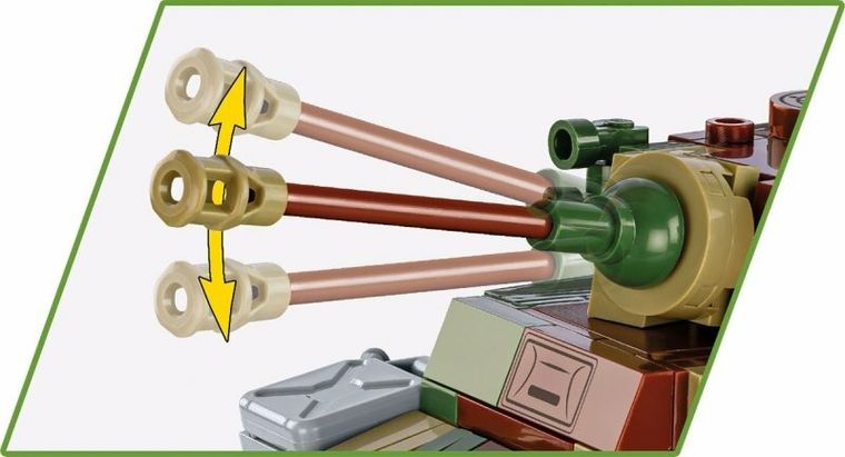 Cobi, Historical Collection, WWII, Sd.Kfz 234/2 Puma, 1:35, klocki, 470 elementów