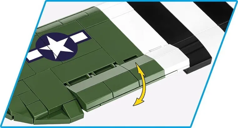 COBI, Historical Collection WWII, Szybowiec WACO CG-4, 784 klocki