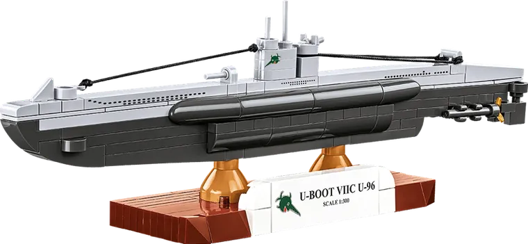 Cobi, Historical Collection, WWII, U-Boot VIIC U-96, klocki, 1:300, 162 elementów