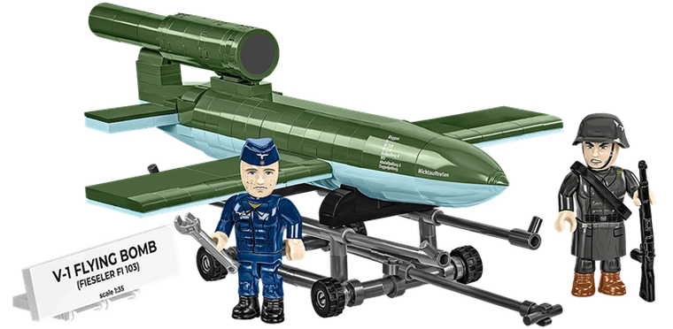 Cobi, Historical Collection WWII, V-1 Flying Bomb (latająca bomba), klocki, 265 elementów