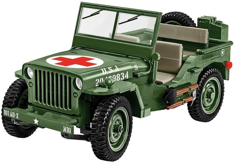 Cobi, Historical Collection WWII, Willys MB (Medical), klocki, 1131 elementów