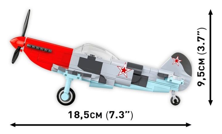 Cobi, Historical Collection, WWII, Yakovlev Yak-3, klocki, 140 elementów