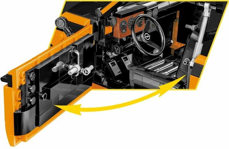 Cobi, Opel Manta A GT/E 1974, 1:12, klocki, 1938 elementów