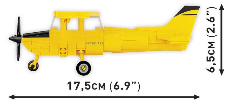Cobi, samoloty cywilne Cesna 172 Skyhawk, klocki, 160 elementów