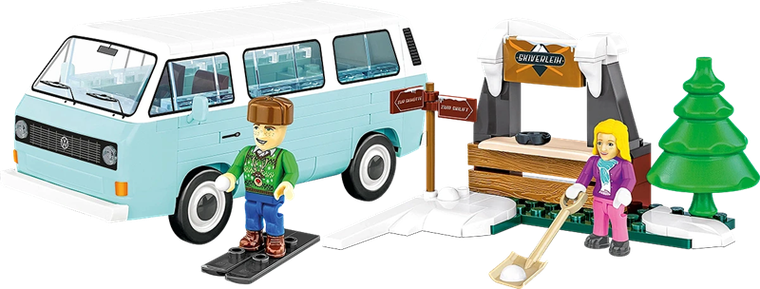 Cobi, Volkswagen T3, Winter Adventure, klocki, 1:35, 221 elementów