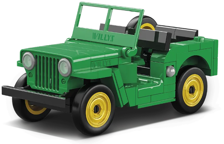 Cobi, Youngtimer, Jeep Willys CJ-2A, 1:35, klocki, 111 elementów