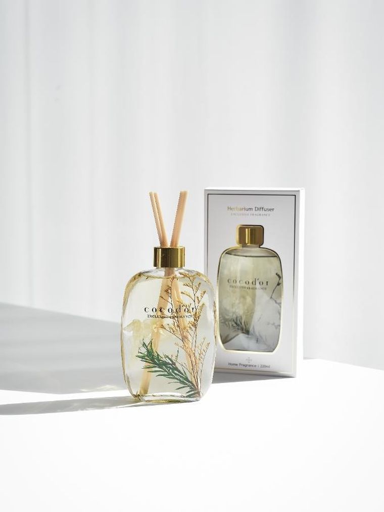 Cocodor, Herbarium, dyfuzor zapachowy z patyczkami, White Musk, 220 ml