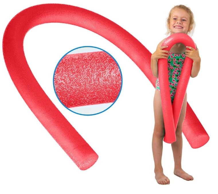 Comfy, noodle, makaron do nauki pływania, czerwony