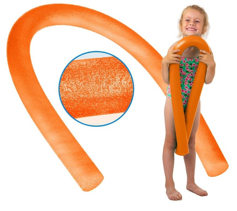 Comfy, noodle, makaron do nauki pływania, pomarańczowy