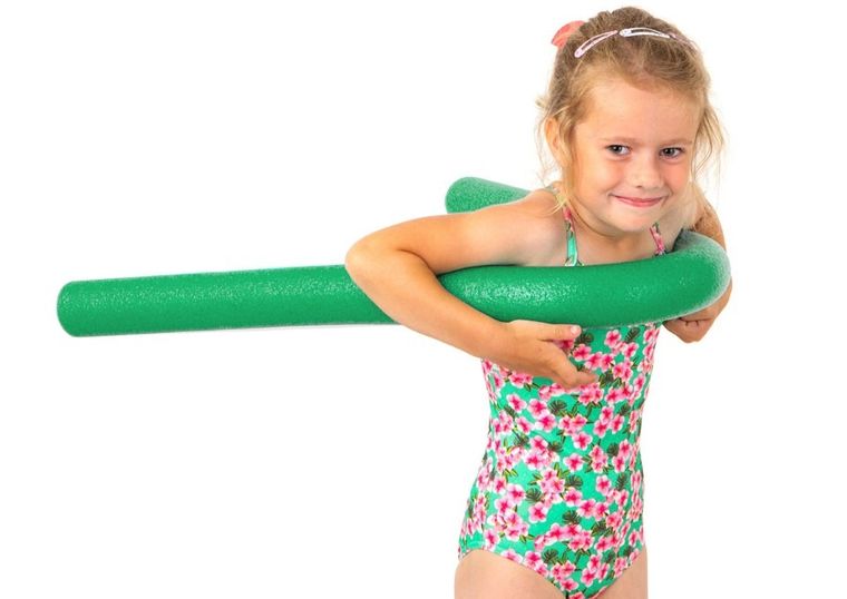 Comfy, noodle, makaron do nauki pływania, zielony