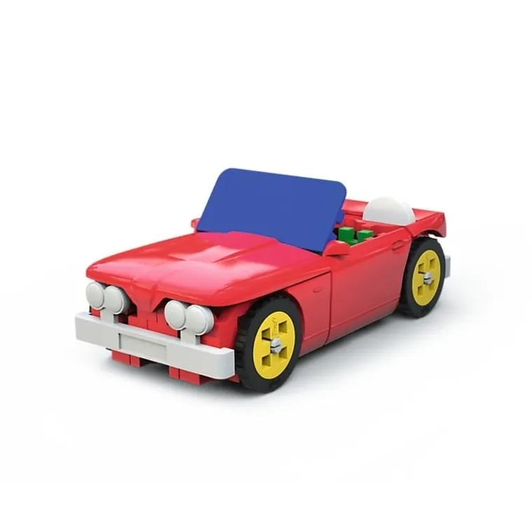 Connect, 2w1, Kabriolet, Dostawczak, klocki konstrukcyjne, 87 elementów, 61970