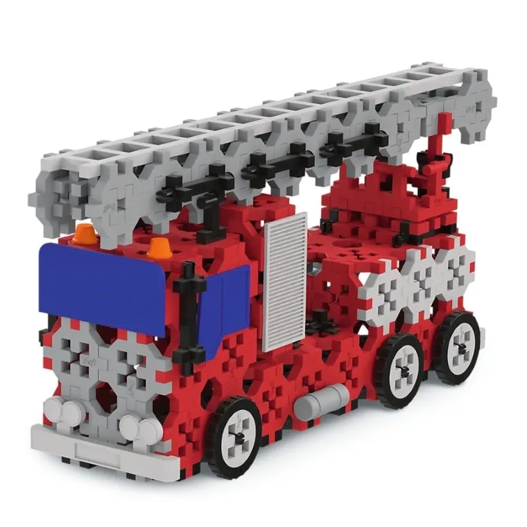 Connect, 2w1, Straż Pożarna, Koparka gąsienicowa, klocki konstrukcyjne, 241 elementów, 61972