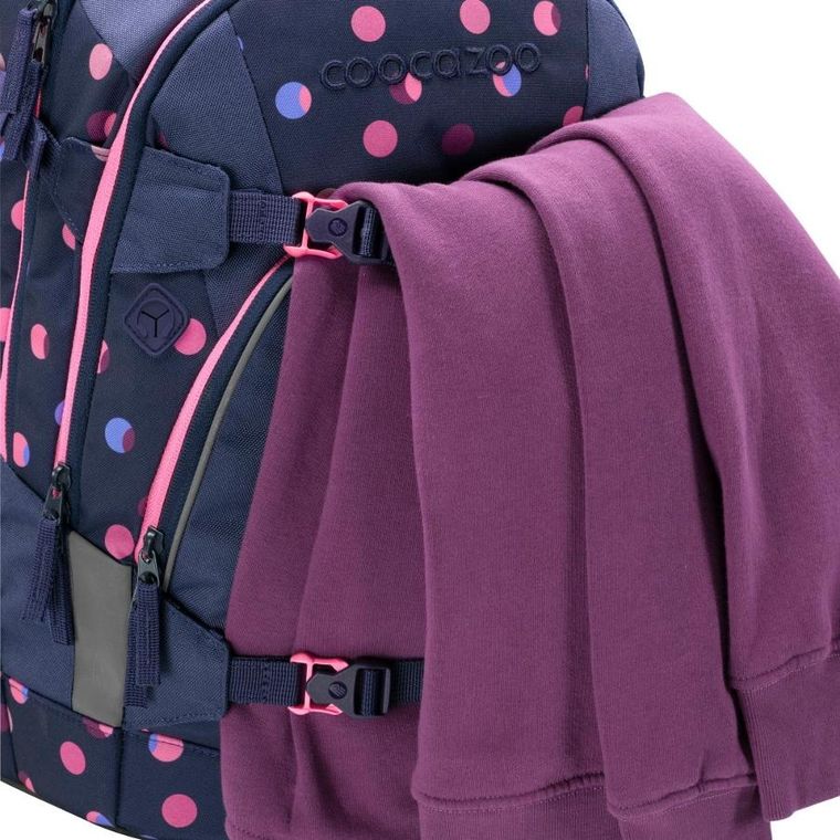 Coocazoo, Mate, plecak szkolny, 4-komorowy, Eflective Moons