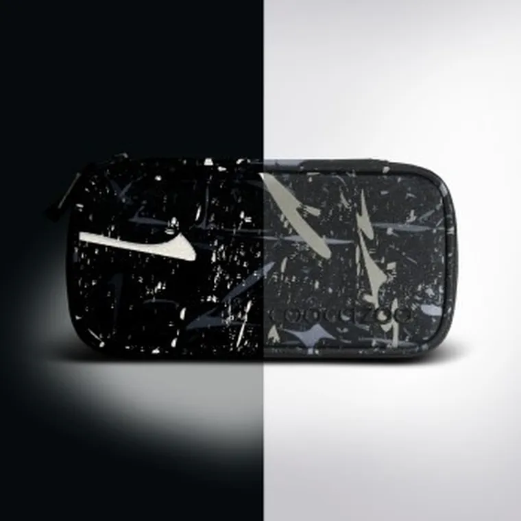 Coocazoo, piórnik, owalny, rozkładany, Reflective Splas