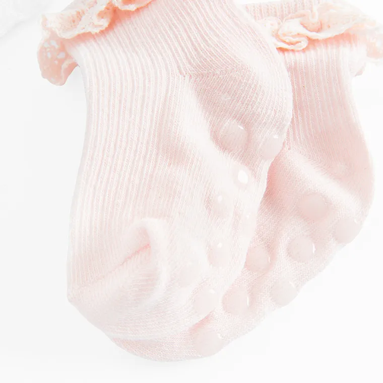 Cool Club, Antypoślizgowe skarpetki dziewczęce, mix, zestaw, 3 szt.