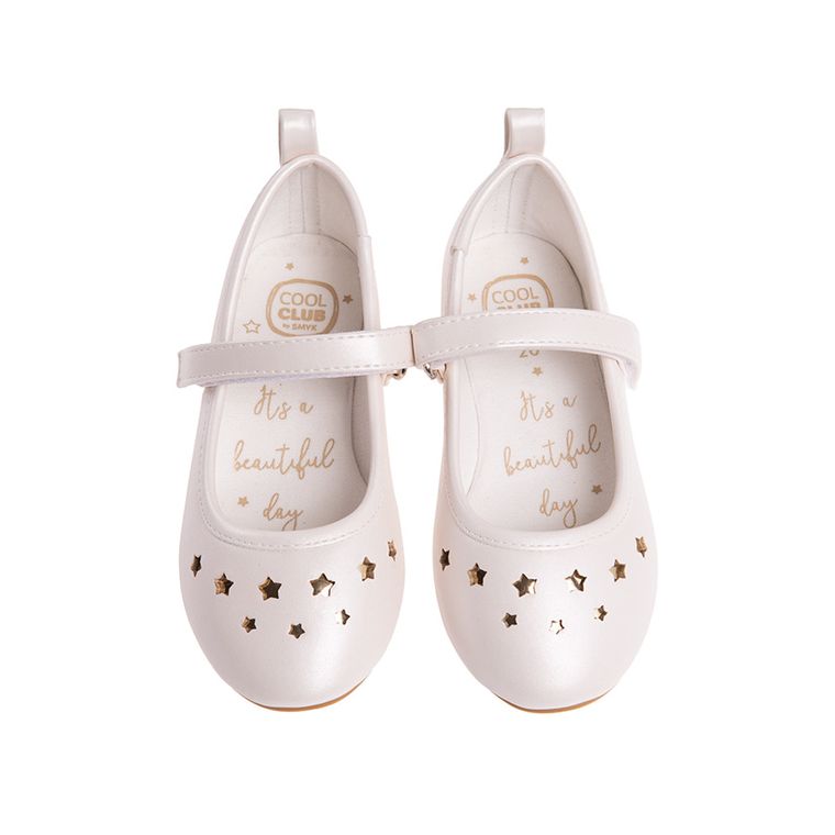 Cool Club, Baleriny dziewczęce, białe, gwiazdki