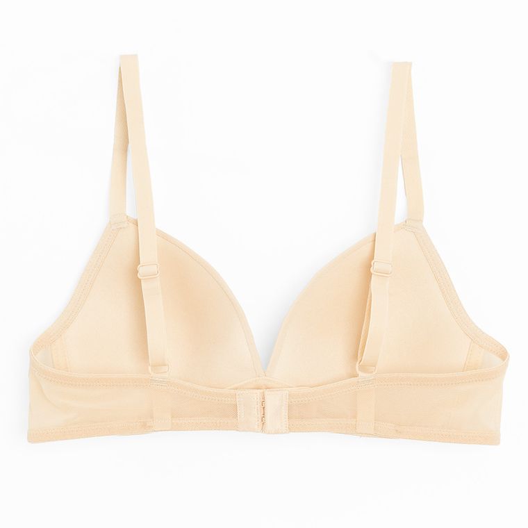 Cool Club, Biustonosz dziewczęcy, beżowy, mikrofibra