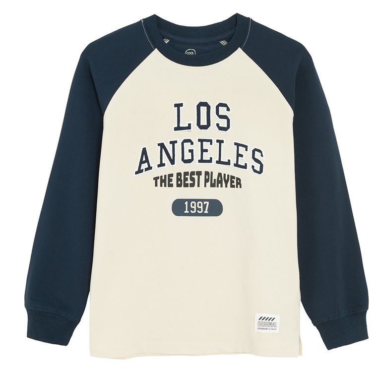 Cool Club, Bluza chłopięca, cienka, beżowa